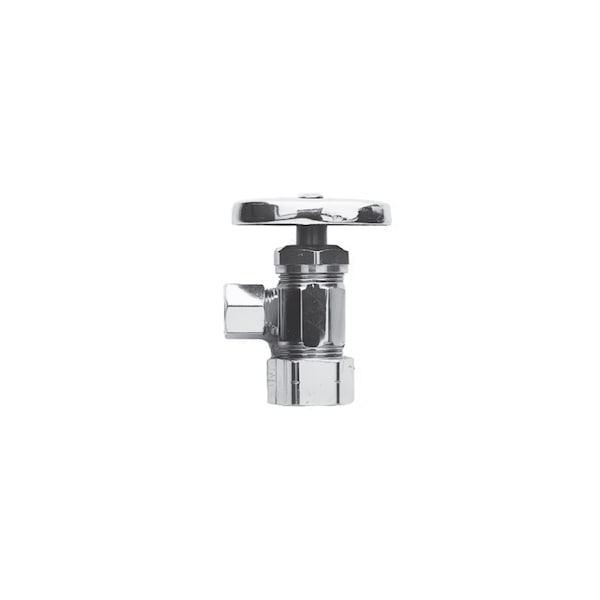 Angle Valve, 1/2" Compression in Flat Black